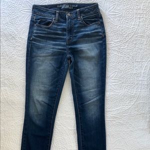 American Eagle Hi-Rise Jegging: Dark Wash